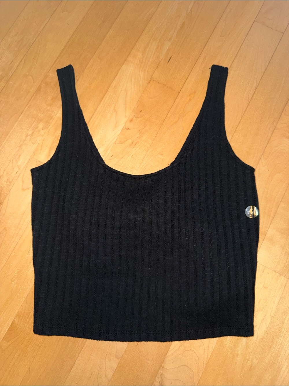 Rip Curl “Sea of Dreams” Rib Crop Tank w/ Open Back